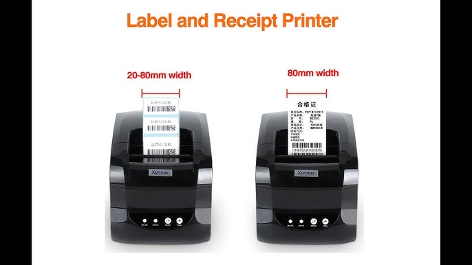 XP-365 USB Dual-mode Label & Receipt Printer